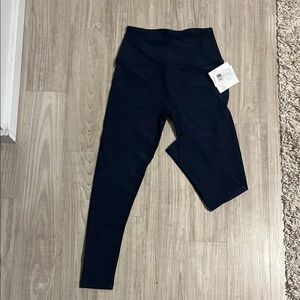 Navy High-Waisted Leggings